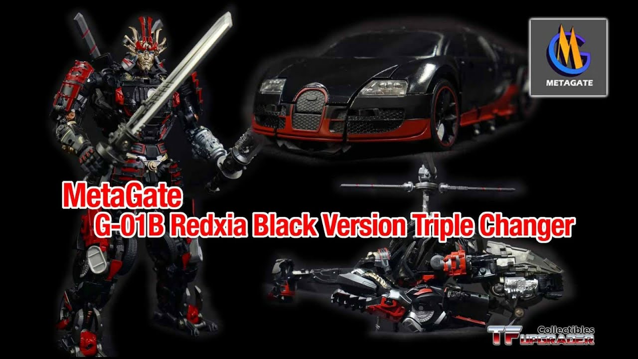 MetaGate G-01B Redxia Black Version Triple Changer - YouTube