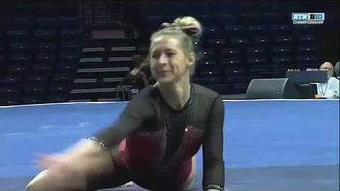 Abbie Epperson (Nebraska) 2018 Floor Big Ten Champ...