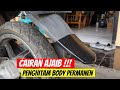 CARA BARU !!!,,, Menghitamkan Body Plastik yang Kusam jadi Baru lagi !