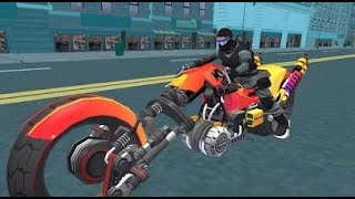Police Sci Fi Bike Rider 3D Android Gameplay HD screenshot 4