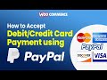 How to Accept Credit/Debit Card Payment using Paypal on Own Website | Woocommerce WordPress Tutorial