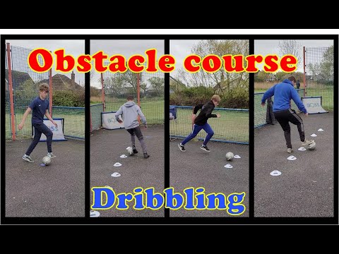 Obstacle course! Dribbling