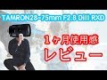 1ヶ月使用レビュー！買って損なし" TAMRON28-75mm F2.8 DiIII RXD "を語る。