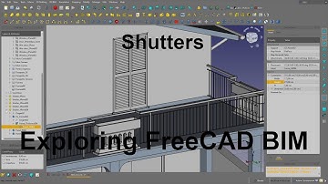 Exploring Freecad Bim - Shutters