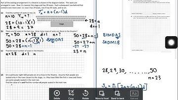 LCOL Patterns (Sequences & Series) 2018 q7 patterns part1