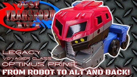 JUST TRANSFORM IT!: Legacy Voyager Optimus Prime (Animated)