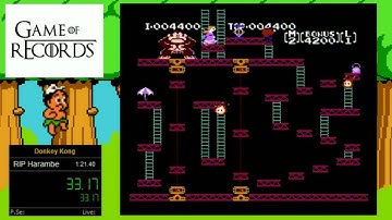 Donkey Kong NES Speedrun PB (1:09.97)