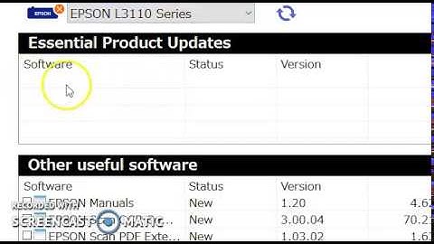 Slow Photocopy Problem Epson Printer L3110