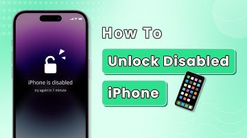 How to Unlock Disabled iPhone without iTunes or iCloud in 1 Click Safely [100% Work]