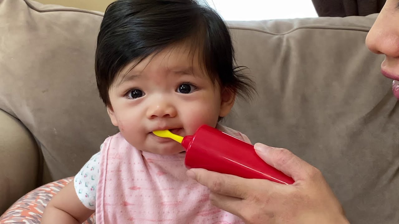 How to clean baby's mouth, preparing for teeth to grow YouTube