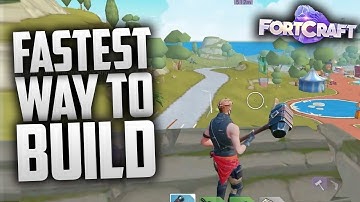 HOW TO BUILD FAST IN FORTCRAFT MOBILE! Fortnite Mobile Clone iOS/Android Gameplay!
