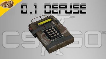 CSGO Epic Defuse at 0.1 seconds
