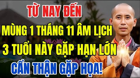 Từ Nay Đến Mùng 1 Tháng 11 Âm Lịch: 3 Tuổi Này Gặp Hạn Lớn, Cẩn Thận Xui Xẻo, Gặp Họa!