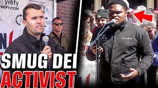 Charlie Kirk's Quick Fact Checks Leaves College Kid Screaming in Panic