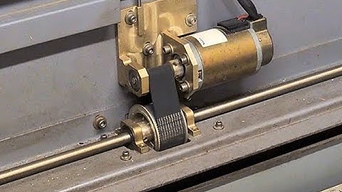 Epilog Laser Rebuild 4 - Removing the motors