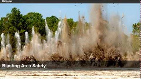 Blasting Area Safety Course Preview