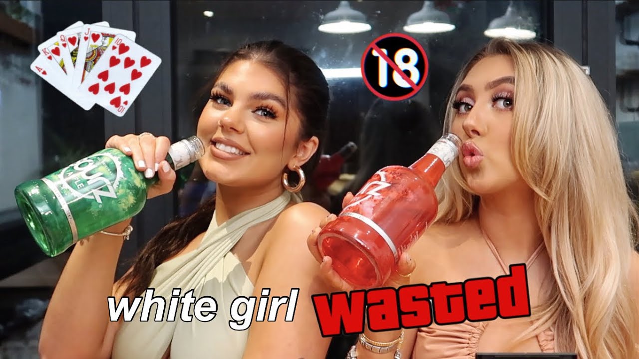 DRINKING GAMES & GETTING DRUNK! Ft my older sister