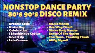 NONSTOP DANCE PARTY 80's 90's DISCO REMIX - DJ Papa Doodz