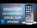 Comment activer ou dsactiver la voix sur un iphone qui parle  mode voiceover