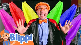 blippi learns colors at the halloween magic show blippi learn colors and science