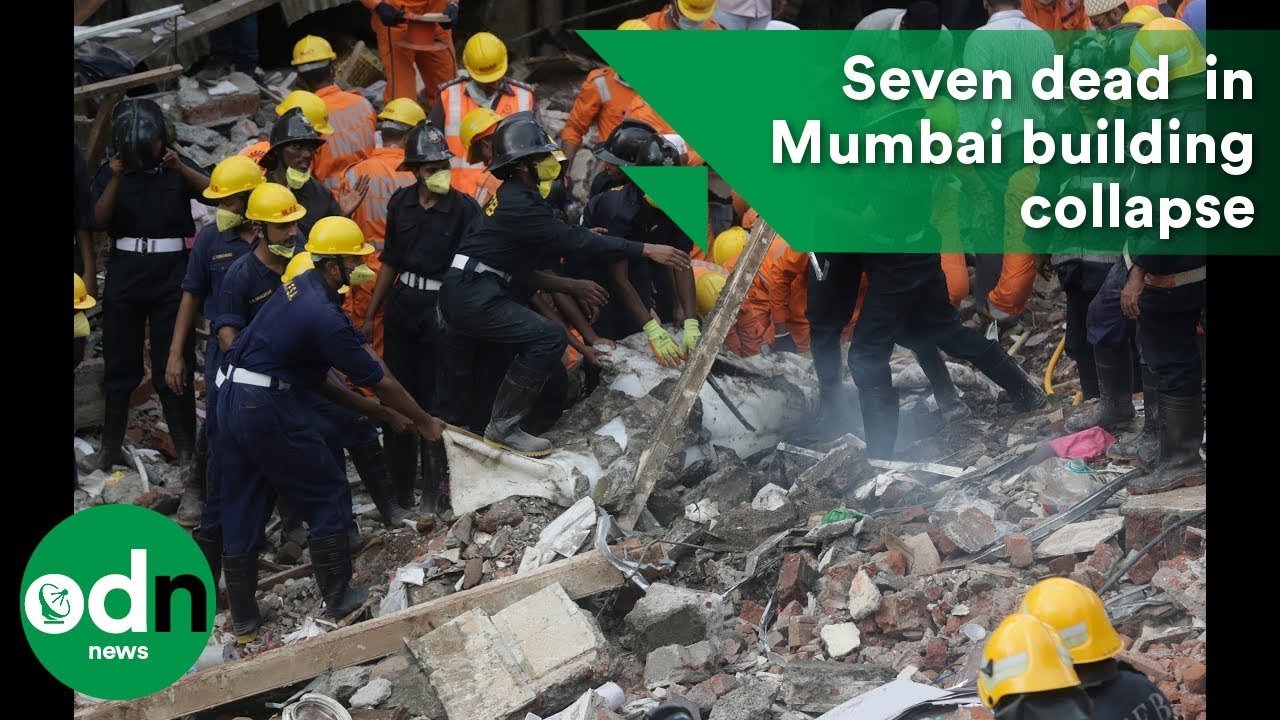 Seven dead in Mumbai building collapse - YouTube