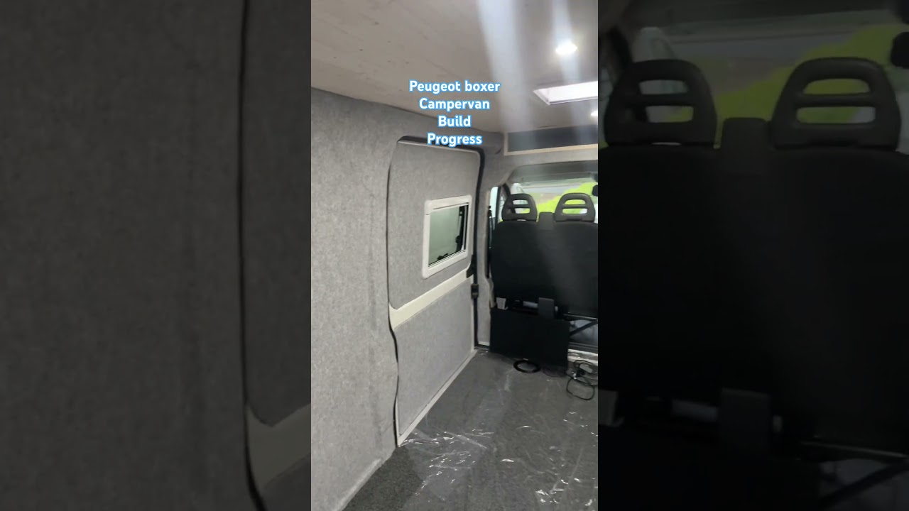 Campervan progress peugoet boxer