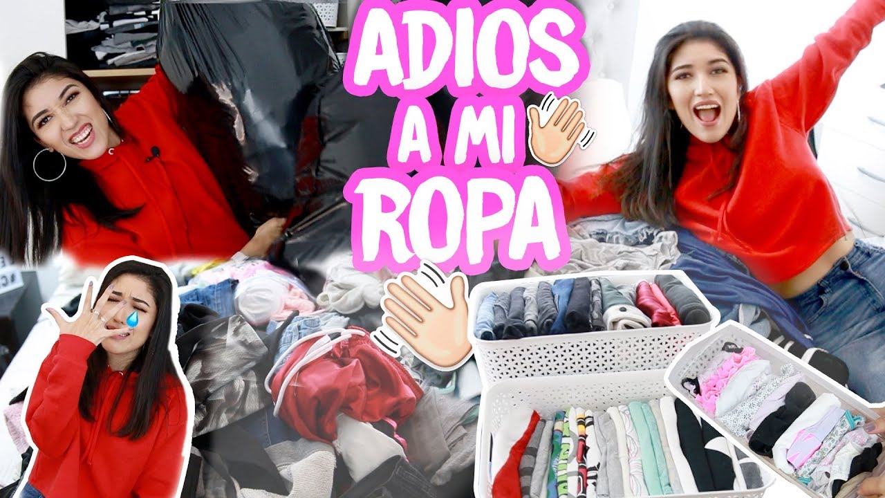 ADIÓS A LA MITAD DE MI ROPA, Organizando todo mi closet, tour y tips.