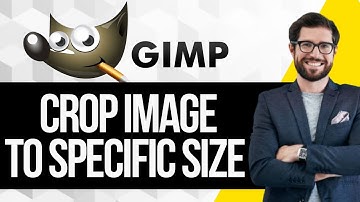 How to Crop Image to Specific Size in GIMP