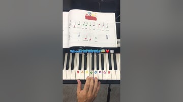 Wheels on the Bus Piano Notes for Kids 🚌