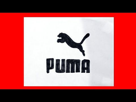 COMO DIBUJAR EL LOGO DE PUMA | How to draw PUMA - YouTube