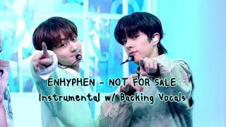 Video thumbnail of "ENHYPEN - Not For Sale (Instrumental w/ Backing Vocals)"