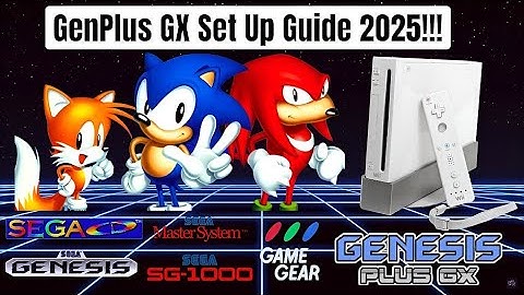 GenPlus Gx Emulator Set Up guide for the Nintendo Wii!!!