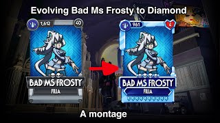 Evolving Bad Ms Frosty to Diamond - a montage (in Skullgirls Mobile) Resimi