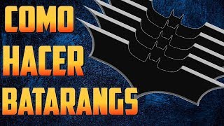 Como Hacer Batarangs Caseroshow To Make Batarangs
