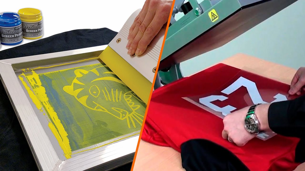 Heat Transfer vs. Screen Printing What's Better? YouTube
