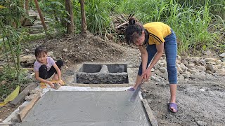 6 Days To Build Toilets_ Build  Filters,Pour Manhole Cover Iron\/ Farm Construction Ep 2.