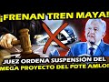 NO SE PUEDE QUEDAR ASI ¡ JUEZ ORDENA SUSPENSION DEL TREN MAYA ! QUIEREN FRENAR MEGA OBRA DE AMLO