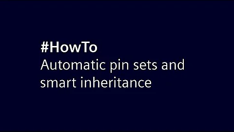 Automatic Pin Sets and Smart Symbol and Wire Inheritance in Capital X Panel Designer