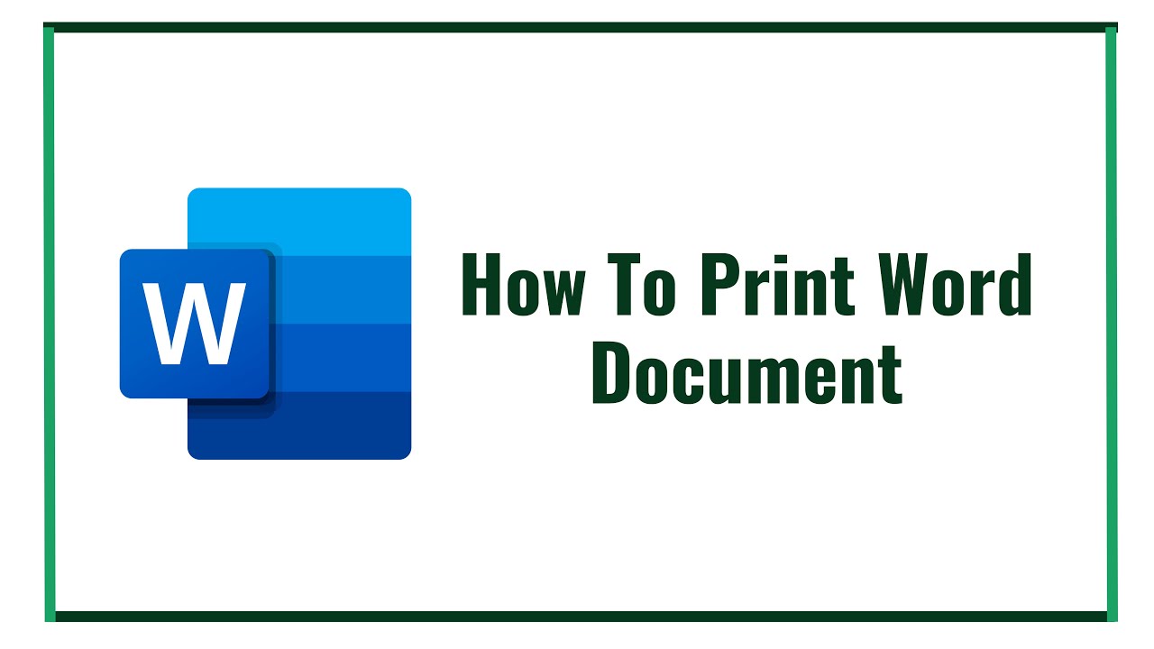 how-to-print-word-document-youtube