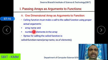 PPS - Video Lecture - Functions - Lecture-III by Madhira Srinivas 13-04-2020