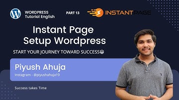 Instant Page Setup on Wordpress | Load Post Faster on Website | Part 13 | Mr Programmer