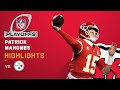 Patrick Mahomes Best Throws from 5 TD Game vs. Steelers | Super Wild Card Weekend