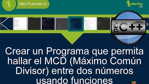 funciones – visual C++ (maximo comun divisor)
