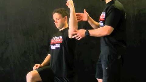 Half Kneeling External Rotation with Manual Resistance
