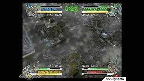 Godzilla: Destroy All Monsters Melee GameCube Gameplay -