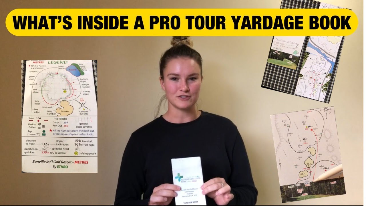 tour 18 yardage book