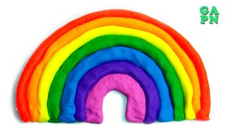 Aprender los colores con Arco Iris de plastilina Play Doh | Los Colores en Español |Videos Arco Iris