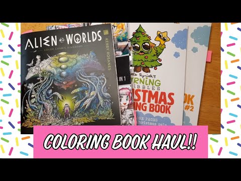 Coloring Book Haul