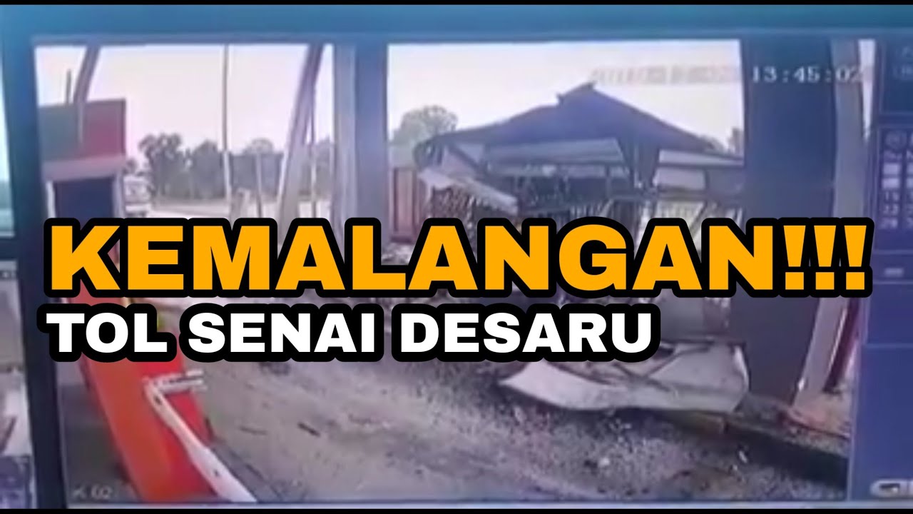 Kemalangan Di Tol Senai Desaru Johor Youtube