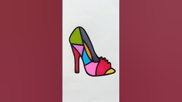 👠👠👠 #colouring #satisfying #relaxing #asmr #shorts .